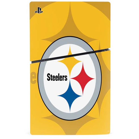 NFL Pittsburgh Steelers Double Vision PS5 Slim Digital Edition Console Skin