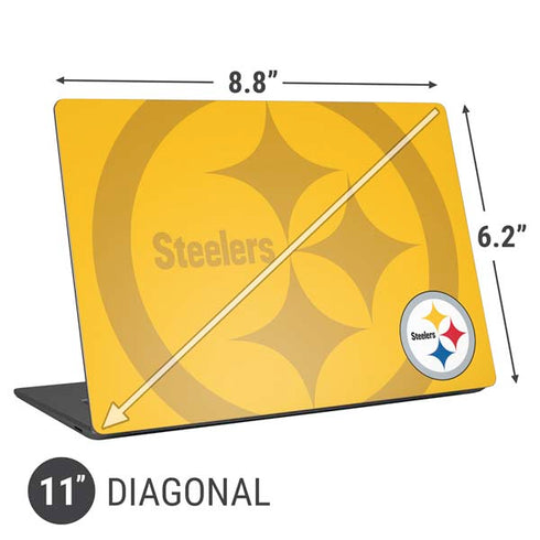 NFL Pittsburgh Steelers Double Vision Universal Laptop 11in (8.8 x 6.2in) Skin