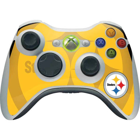 NFL Pittsburgh Steelers Double Vision Xbox 360 Wireless Controller Skin