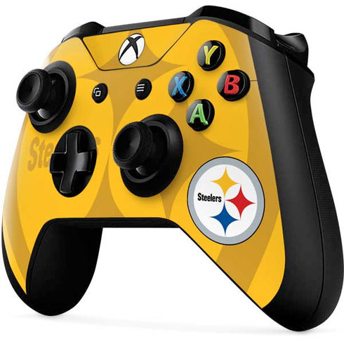NFL Pittsburgh Steelers Double Vision Xbox One X Controller Skin