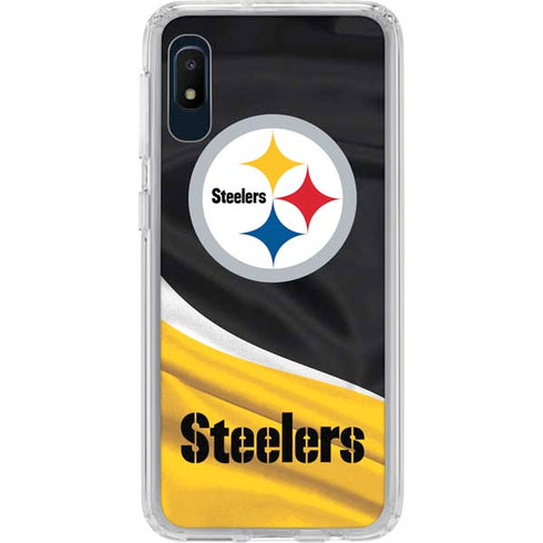 NFL Pittsburgh Steelers Galaxy A10e Clear Case