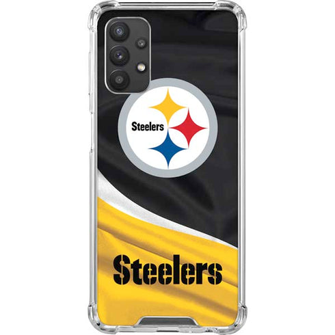 NFL Pittsburgh Steelers Galaxy A32 5G Clear Case
