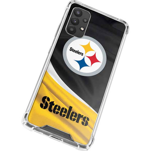 NFL Pittsburgh Steelers Galaxy A32 5G Clear Case