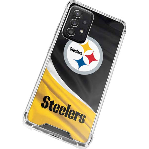 NFL Pittsburgh Steelers Galaxy A52 5G Clear Case