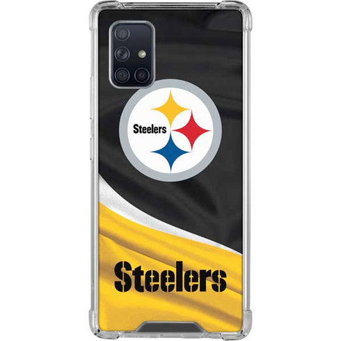 NFL Pittsburgh Steelers Galaxy A71 5G Clear Case
