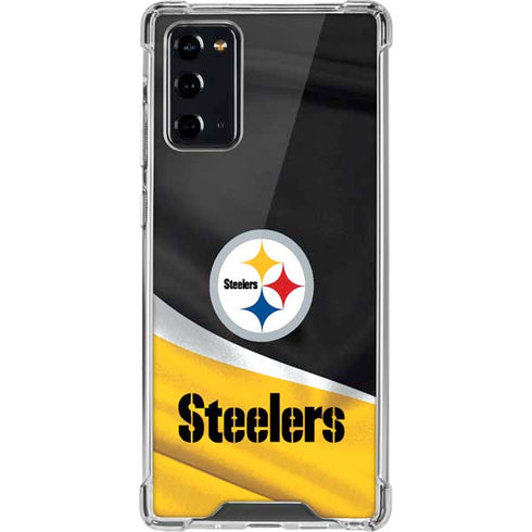 NFL Pittsburgh Steelers Galaxy Note20 5G Clear Case