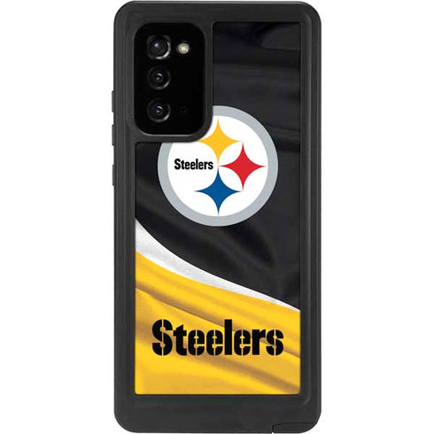 NFL Pittsburgh Steelers Galaxy Note20 5G Waterproof Case