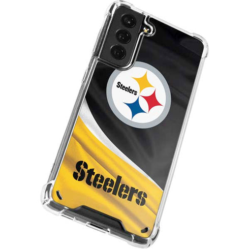 NFL Pittsburgh Steelers Galaxy S21 Plus 5G Clear Case