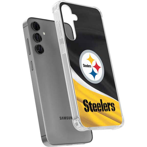 NFL Pittsburgh Steelers Galaxy S24 Plus Clear Case
