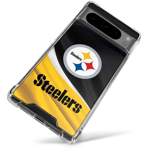 NFL Pittsburgh Steelers Google Pixel 8 Pro Clear Case