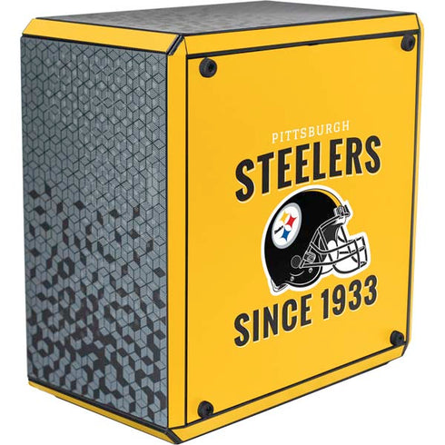 NFL Pittsburgh Steelers Helmet Cooler Master MasterBox Q300L Mini Tower Skin