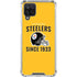 NFL Pittsburgh Steelers Helmet Galaxy A12 Clear Case