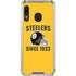NFL Pittsburgh Steelers Helmet Galaxy A30 Clear Case