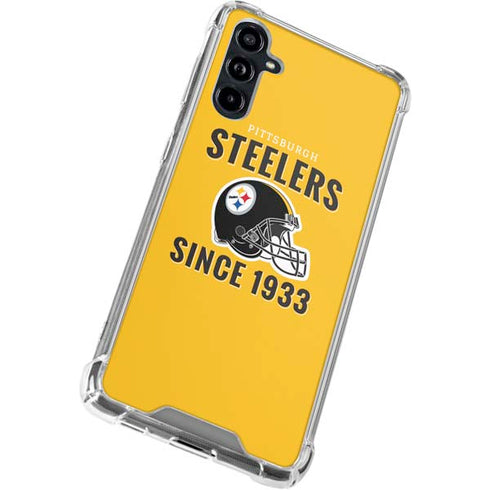 NFL Pittsburgh Steelers Helmet Galaxy A54 5G Clear Case