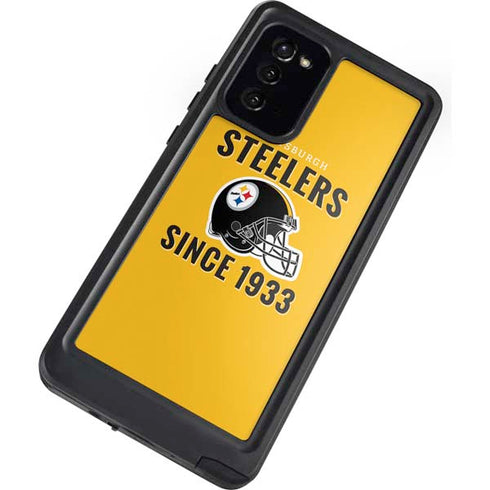 NFL Pittsburgh Steelers Helmet Galaxy Note20 5G Waterproof Case