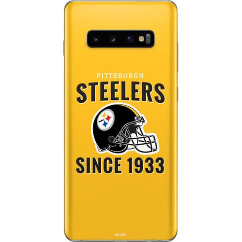 NFL Pittsburgh Steelers Helmet Galaxy S10 Plus Skin