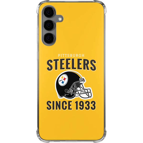 NFL Pittsburgh Steelers Helmet Galaxy S24 Plus Clear Case
