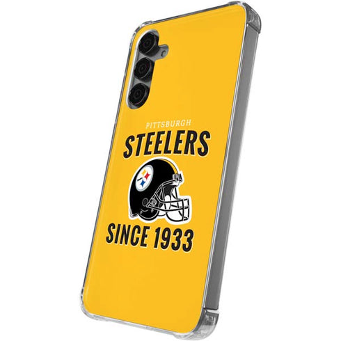 NFL Pittsburgh Steelers Helmet Galaxy S24 Plus Clear Case