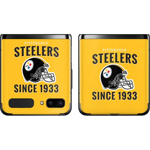 NFL Pittsburgh Steelers Helmet Galaxy Z Flip Skin