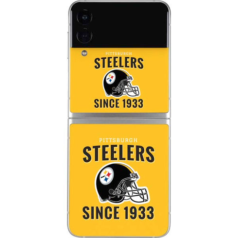 NFL Pittsburgh Steelers Helmet Galaxy Z Flip3 5G Skin