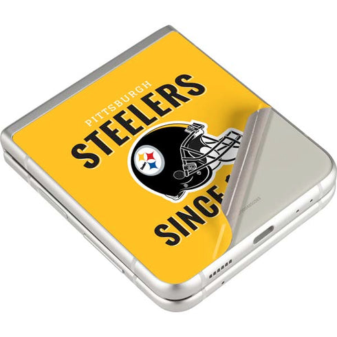 NFL Pittsburgh Steelers Helmet Galaxy Z Flip3 5G Skin
