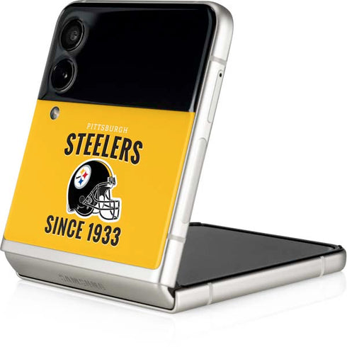 NFL Pittsburgh Steelers Helmet Galaxy Z Flip3 5G Skin