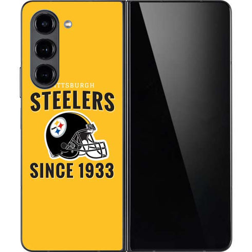 NFL Pittsburgh Steelers Helmet Galaxy Z Fold5 5G Skin