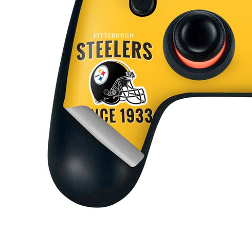 NFL Pittsburgh Steelers Helmet Google Stadia Controller Skin