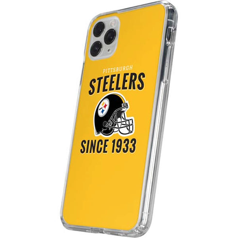 NFL Pittsburgh Steelers Helmet iPhone 11 Pro Clear Case