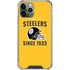 NFL Pittsburgh Steelers Helmet iPhone 11 Pro Max Clear Case