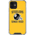 NFL Pittsburgh Steelers Helmet iPhone 12 Clear Case