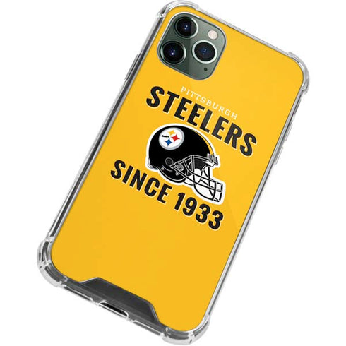 NFL Pittsburgh Steelers Helmet iPhone 12 Pro Max Clear Case
