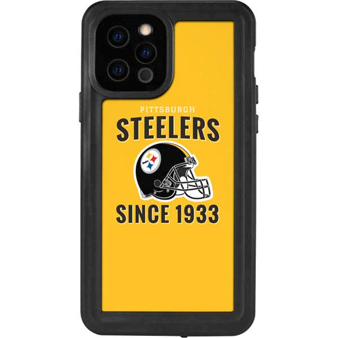 NFL Pittsburgh Steelers Helmet iPhone 12 Pro Waterproof Case
