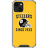 NFL Pittsburgh Steelers Helmet iPhone 13 Mini Clear Case