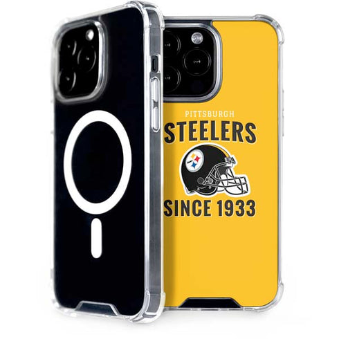 NFL Pittsburgh Steelers Helmet iPhone 13 Pro Max MagSafe Case