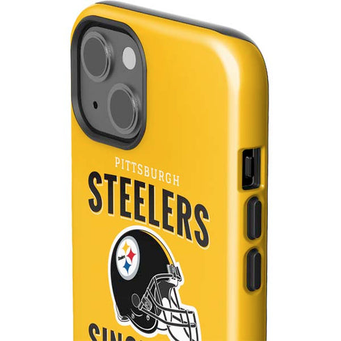 NFL Pittsburgh Steelers Helmet iPhone 15 Plus Impact Case