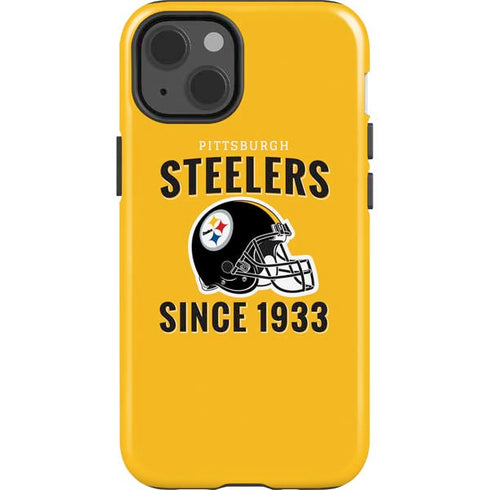 NFL Pittsburgh Steelers Helmet iPhone 15 Impact Case