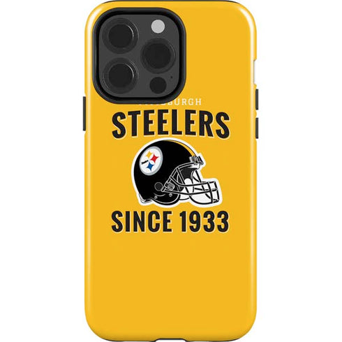 NFL Pittsburgh Steelers Helmet iPhone 15 Pro Impact Case