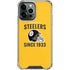 NFL Pittsburgh Steelers Helmet iPhone 14 Pro Max Clear Case
