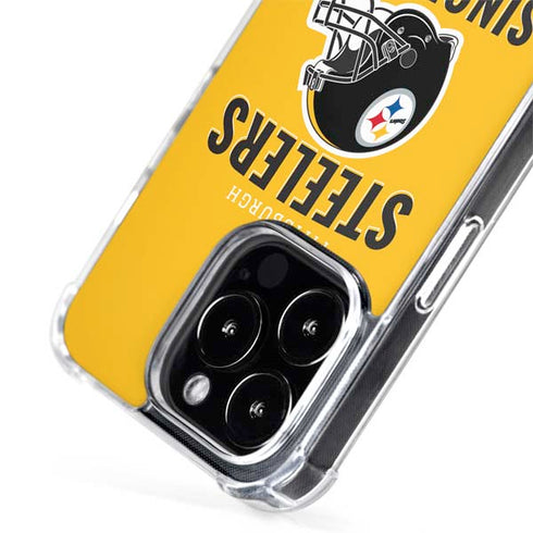 NFL Pittsburgh Steelers Helmet iPhone 14 Pro Max MagSafe Case
