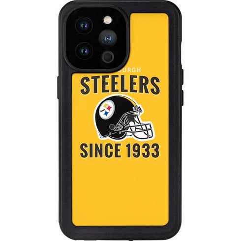 NFL Pittsburgh Steelers Helmet iPhone 14 Pro Max Waterproof Case