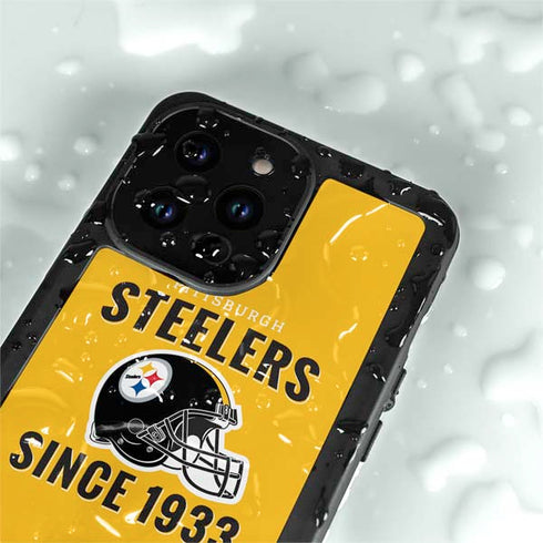 NFL Pittsburgh Steelers Helmet iPhone 14 Pro Max Waterproof Case