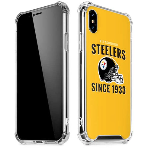 NFL Pittsburgh Steelers Helmet iPhone X/XS Clear Case