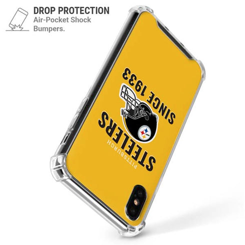 NFL Pittsburgh Steelers Helmet iPhone X/XS Clear Case