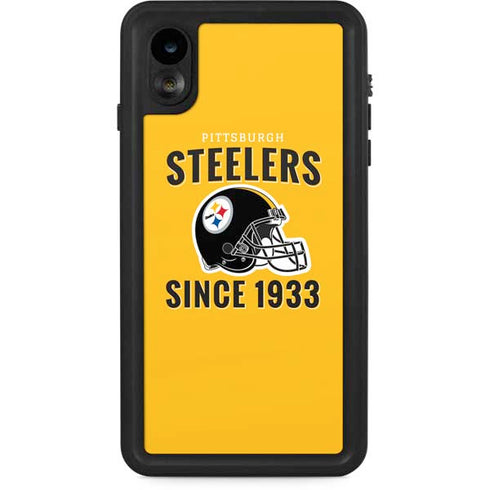 NFL Pittsburgh Steelers Helmet iPhone XR Waterproof Case