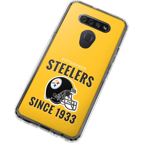 NFL Pittsburgh Steelers Helmet LG K51/Q51 Clear Case