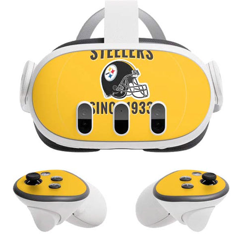 NFL Pittsburgh Steelers Helmet Meta Quest 3 Skin