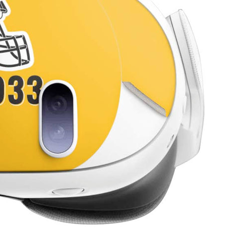 NFL Pittsburgh Steelers Helmet Meta Quest 3 Skin