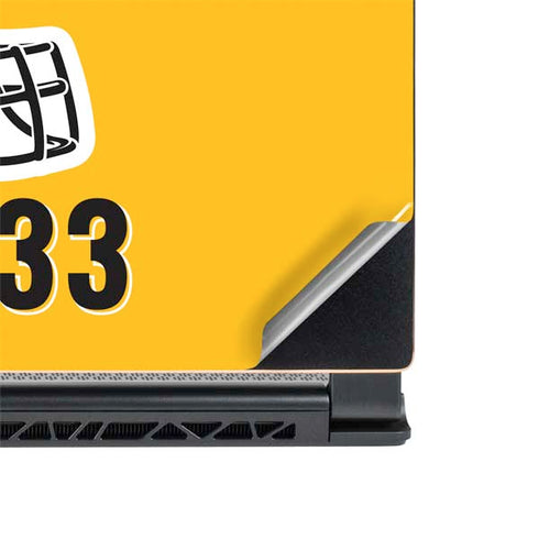 NFL Pittsburgh Steelers Helmet MSI GS65 Stealth Laptop Skin
