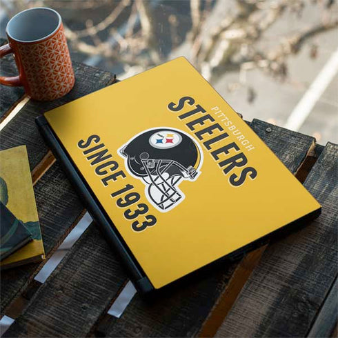 NFL Pittsburgh Steelers Helmet MSI GS65 Stealth Laptop Skin